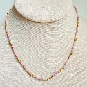 Kendra Scott Scarlett Pink Beaded Necklace